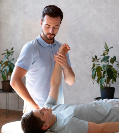 Anatomical illustration showing spine and nervous system