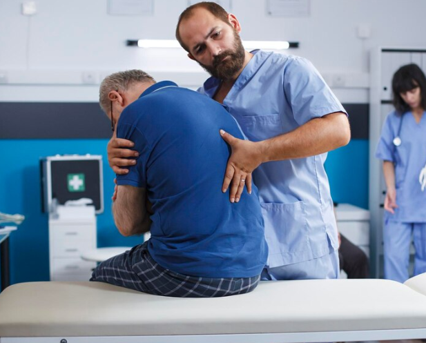 Illustration showing common lower back problems and solutions