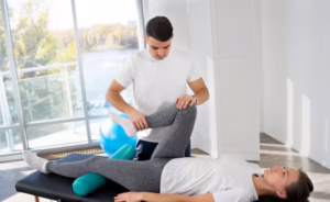 Relaxing chiropractic treatment for stress and sleep improvement