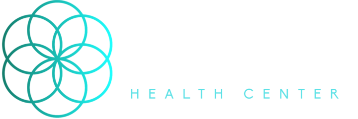 Logo of LiveWell Chiropractic Health Center with a teal circular geometric design on the left and the text “LiveWell Chiropractic Health Center” on the right.