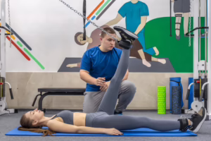 Runner receiving chiropractic care for injury prevention and performance